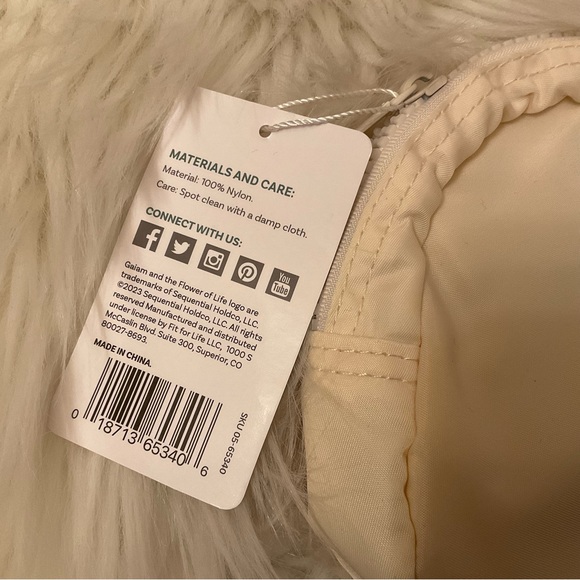 Gaiam Sidekick Waistpack - NWT - Cream - Picture 6 of 12